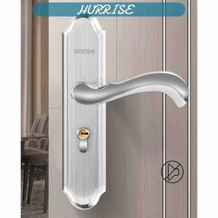 Sonew Serrure de poignée de levier de porte dentrée à clé Ensemble de Serrure de Porte Dentrée à clé de Forme outillage porte