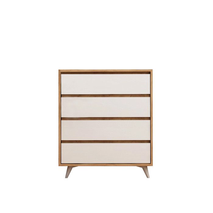 Commode en bois Suvera - 70 x 40 x 86 cm - Beige Commode en bois Suvera - 70 x 40 x 86 cm - Beige