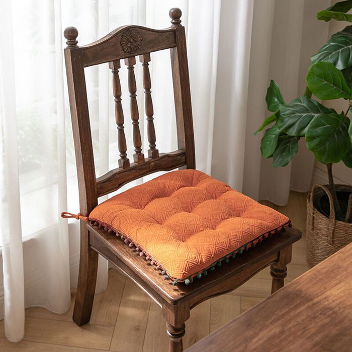 Coussin carré 40x40 cm en peluche – Idéal pour sol canapé ou chambre
