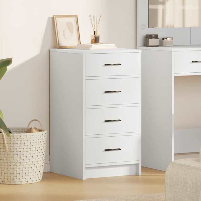 Vaisselier Meuble Rangement - vidaXL - Buffet(1 pc) - bois dingénierie - blanc - 40 x 41 x 75 cm@ztk28p