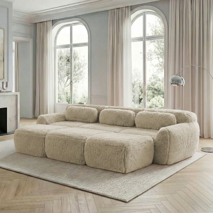 Design solide et sécurisé canapé couleur chêne idéal pour maison salon chambre décoration intérieure