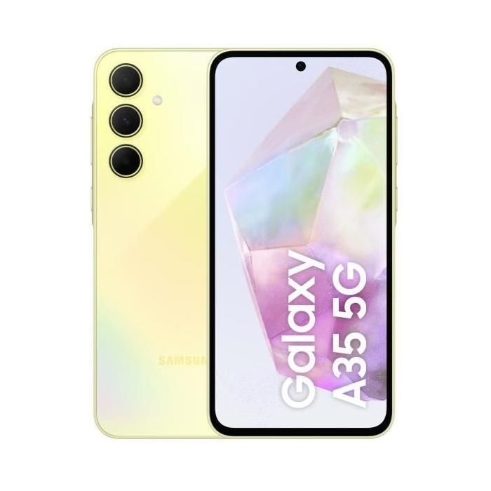 Smartphone - Samsung Galaxy A35 256 Go Lime - Reconditionné - Excellent état