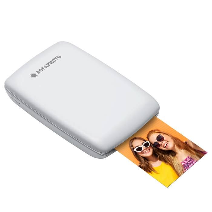 AGFA PHOTO Mini P.2 – Imprimante Portable Zink pour Photos Instantanées sans Encre – pour Smartphones Tablettes – Facile et Rapide