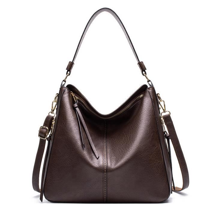 Sac De Cours Femme Luxe Vintage - Cuir Souple & Chic | Sac A Main Cours