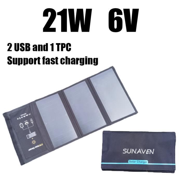 meilleur chargeur Solaire etfe TRAIL 21W 21 watts XMOOVE trek leger