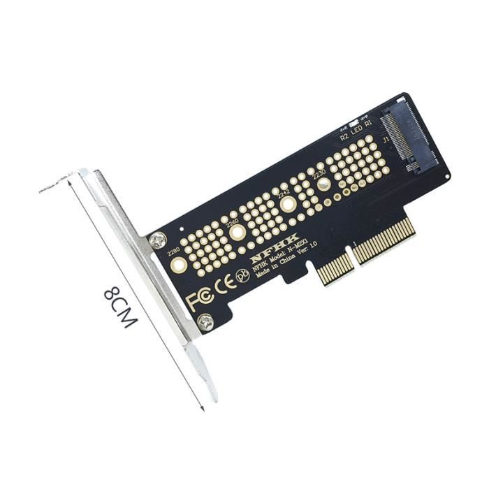 Adaptateur PCIe 4.0 M.2 NVMe SSD – ICY BOX 60403 Avec Refroidisseur