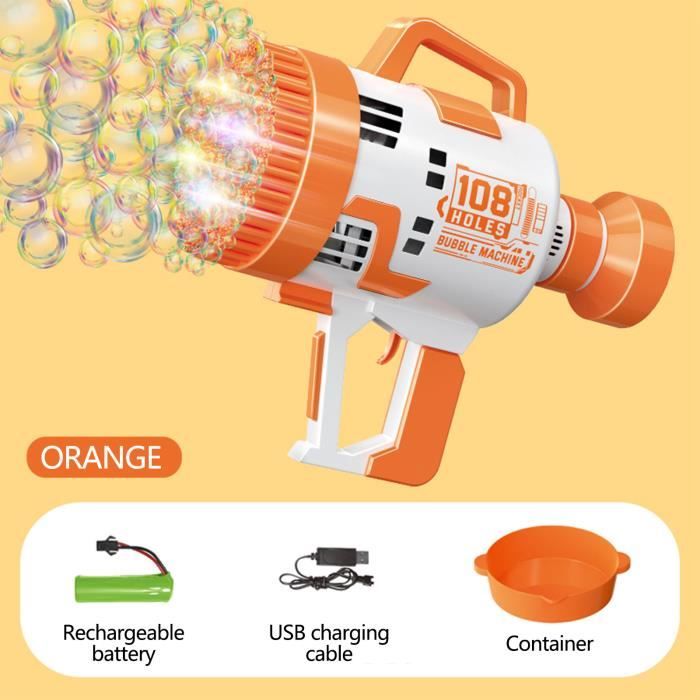 Kiztoys Machine à Bulles, Bâton à Bulles de fusée avec lères et Sons Kiztoys Machine à Bulles, Bâton à Bulles de fusée avec lères et Sons