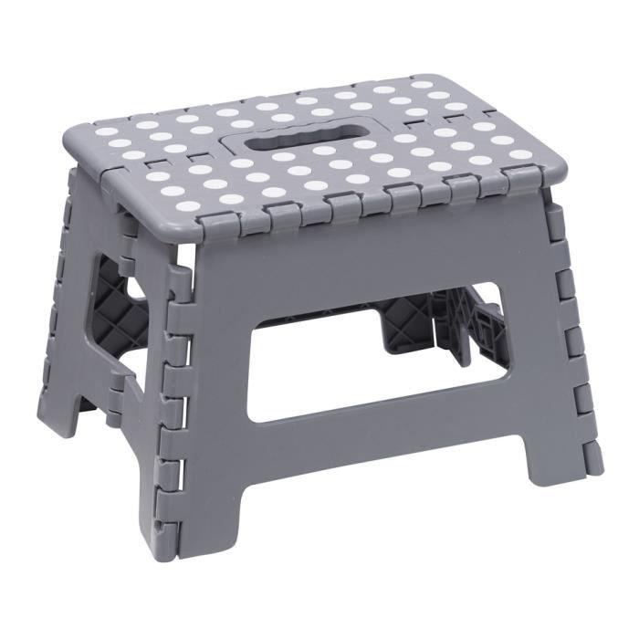 Arregui TB-022-G Tabouret Pliant Multiusage Marchepied 22 cm de hauteur gris Arregui TB-022-G Tabouret Pliant Multiusage Marchepied 22 cm de hauteur gris