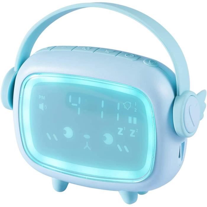 Juboos Réveil Silencieux Pour Enfant Avec Veilleuse - Joli Réveil De Table Rose Pour Garçons Et Filles, Idéal Apprentissage Heure