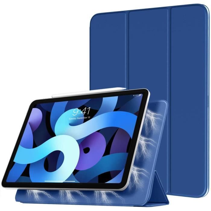 Acheter en ligne EG coque pour iPad Air 10.9 (2022) 5e génération - bleu -  feuilles à bons prix et en toute sécurité 