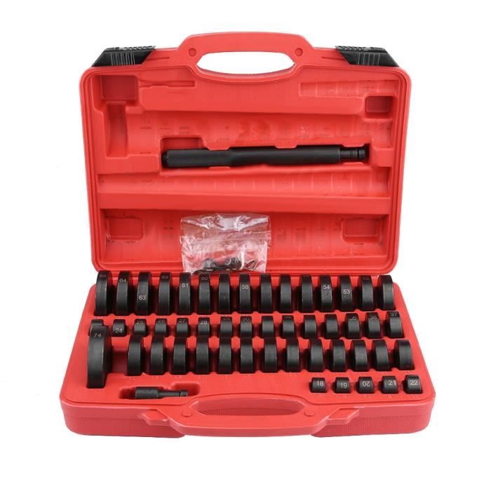 17pcs Kit d'outils de roulement de roues Outil d'extracteur de