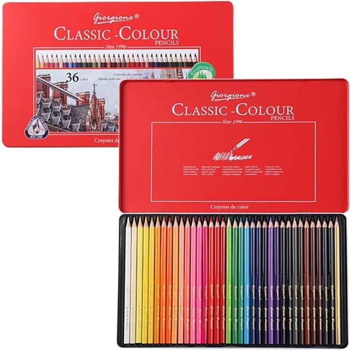 Crayons De Couleur Professionnel, 50 pièces Crayon de Couleur Crayons de  Dessin Crayons Croquis Art Set, materiel de dessin et p2 - Cdiscount  Beaux-Arts et Loisirs créatifs