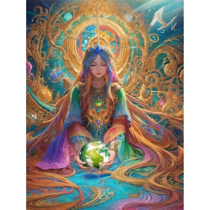 Znwrr DIY 5D Diamond Painting Kit Forage Complet Yorkshire Terrier Mignon Chien Diamant Peinture De Croix Peinture Strass Broderie Craft Pour Home