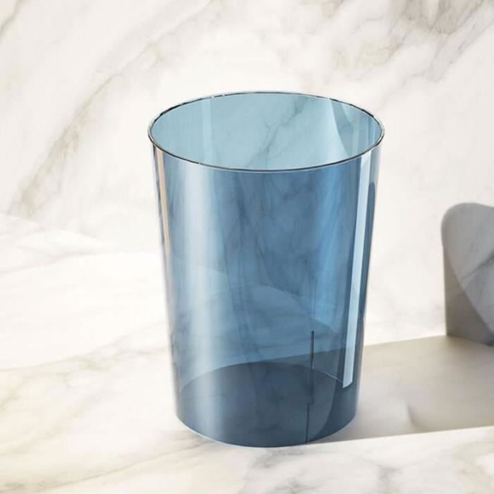 Poubelle Transparente 30 Litres – Design Moderne Pour Bureau, Salon, Cuisine – En Plastique PET Solide – Pratique Et Discrète