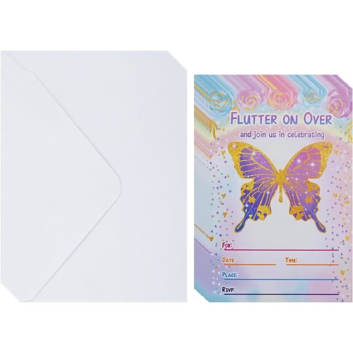 Carte D'invitation Arc-en-ciel à Faire Soi-même, Cartes D'invitation Anniversaire Enfant DIY, Invitation Anniversaire Enfant Arc-en-ciel - France