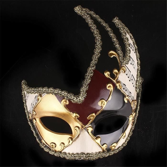 Masque De Mascarade Pour Homme Masque De Mardi Gras A La Fete Musicale A Carreaux Venitien Vintage Lqb7 Achat Vente Masque Decor Visage Cdiscount