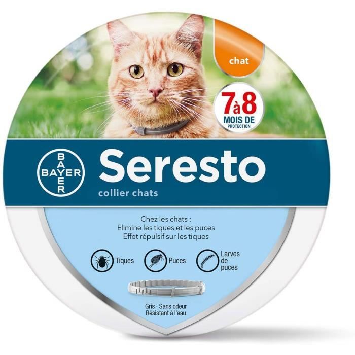 seresto collier antiparasitaire pour chats