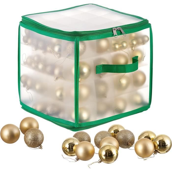 Boîte de Rangement pour Boules de Noël (64 Boules) OrnementsAccessoires