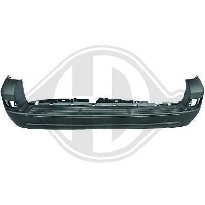 6673955 Pare choc arriere pour TOYOTA Land Cruiser Prado de type J12 de 2005 a 2007 Look origine