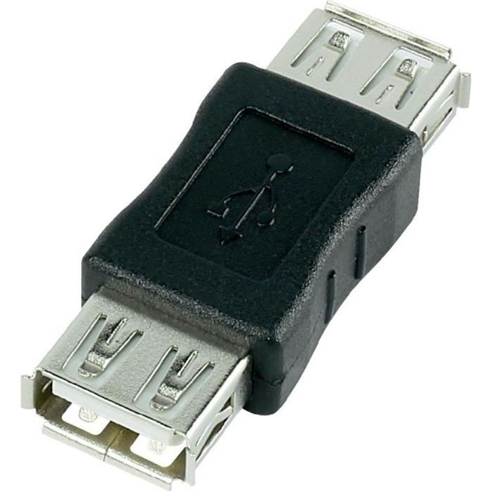 siwetg Adaptateur USB 2.0 D Type Femelle en métal vers Prise Femelle 