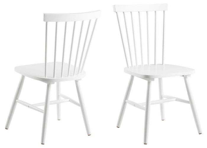 Fauteuil bois d'Hévéa assise tissu blanc dossier rotin naturel Albane