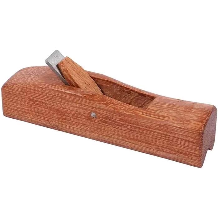 Rabot à Bois Courbe – Fond Rond – Ébène – Outil De Travail Du Bois KJ9006