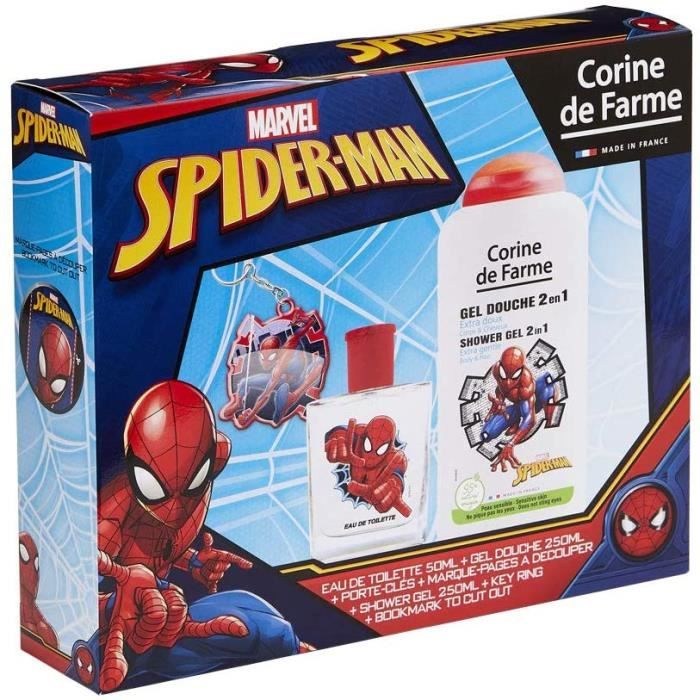 Coffret cadeau Spiderman bain moussant à hélice Futurart | Futurart