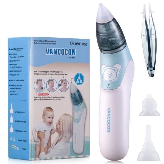 King Mouche Bebe Electronique Aspirateur Nasal De Cerumen Electronique Avec 3 Embouts D Aspiration Cdiscount Pret A Porter