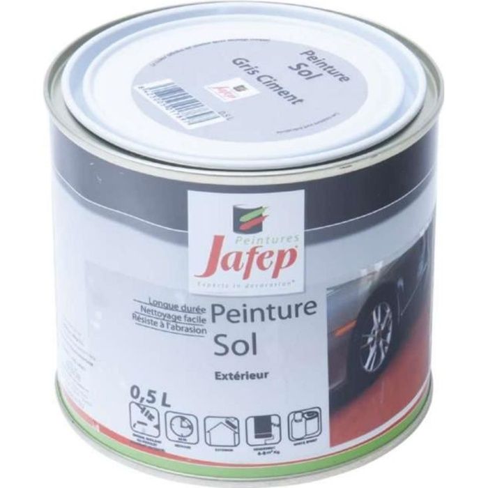 Peinture sol gris ciment - Provence Outillage