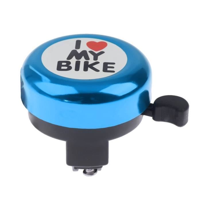 Lot De 2 Sonnettes Vélo – Noir Et Bleu, 90 DB, Montage Rapide