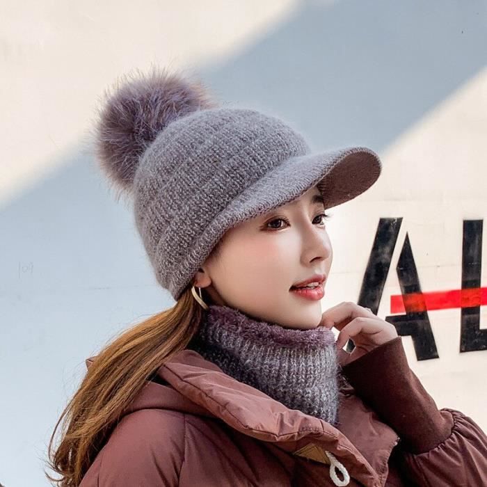 Tendance chapeaux de l'hiver : la casquette - Les plus beaux chapeaux pour  femme de l'hiver 2020 - Elle