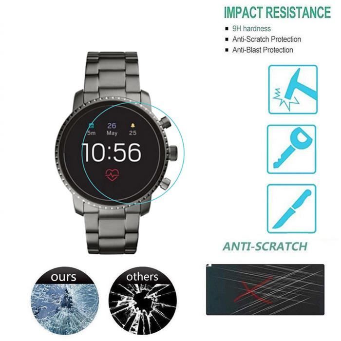 Montre intelligente Protecteur d'écran en verre trempé à film transparent  3PC pour Fossil Gen 4 Q Venture HR Coie Sue 1191 Clair, - Achat/vente montre  - Cdiscount