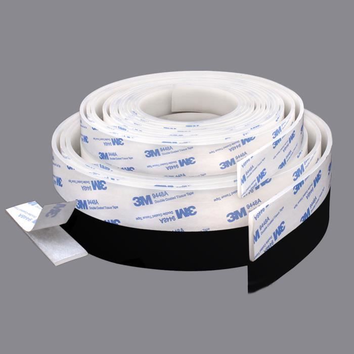 Ruban D'étanchéité En Mousse Auto-adhésif – 7 Pieds (env. 2,1 M), Largeur 1,5 Cm, épaisseur 10 Mm – Blanc