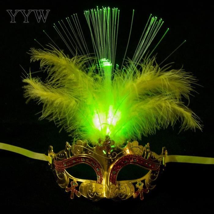 Masque Déguisement Femme Avec Strass & Plumes - Mascarade, Halloween, Carnaval | Taille Unique Adulte Et Enfant