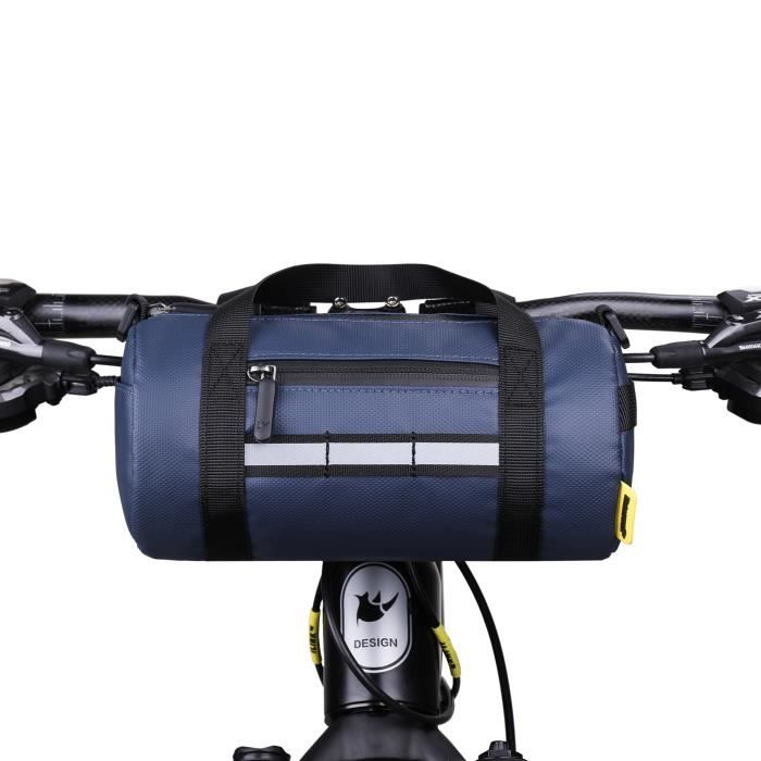 Sacoche de Guidon Vélo, Panier Grande Capacité Sacoches avec Support