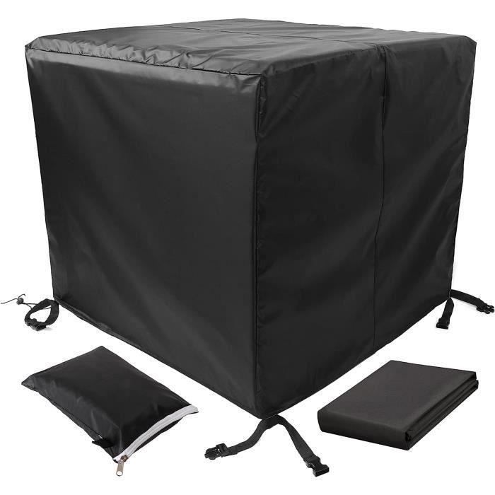 Housse Salon De Jardin Exterieur Imperméable Tissu Oxford 420D Coupe Vent Anti Uv Housse De Protection Table De Jardin Rectangulaire 152x104x74cm Noir 88765628