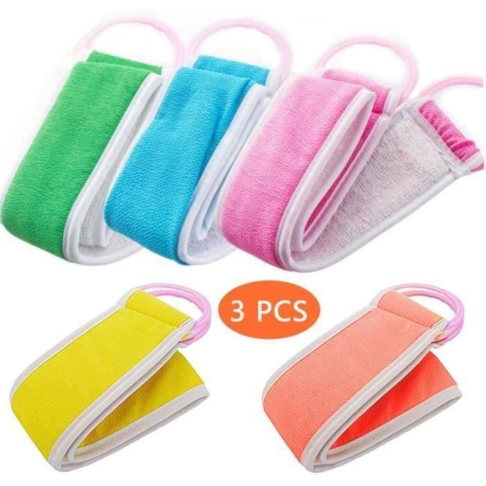 Sangle Exfoliante Pour Le Dos - Longueur 70 Cm, Largeur 8 Cm, En Fibres Naturelles (loofah), Neuf