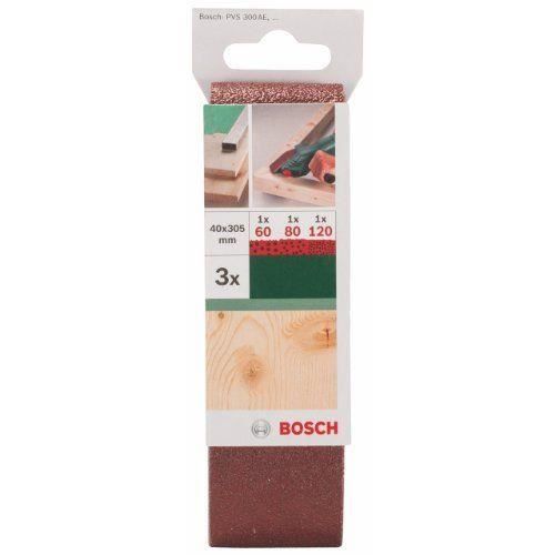set de bandes abrasives 40x305 mm RW non perforé fixation étrier 3 pièces - vue 2