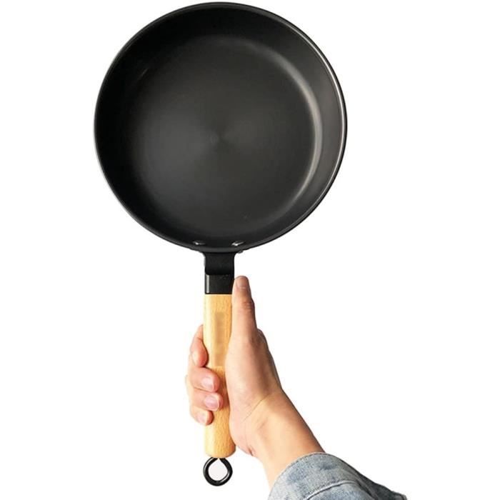 Poêle à Frire En Fer Non Revêtu, Poêle Forgée à La Main, Casserole En