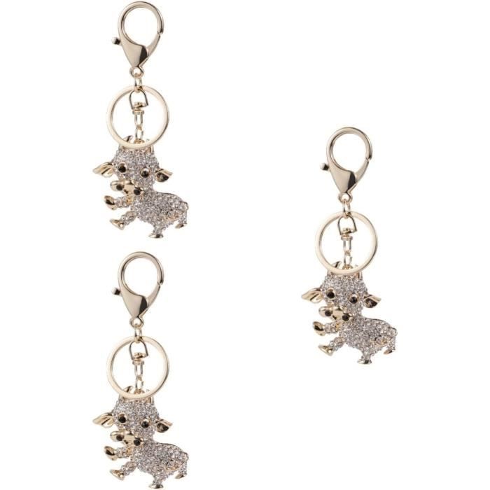 Porte-clés En Cuir Tressé Fait Main – 16 Tresses – Vache Naturelle Et Nœud Noir – Rider Vivan