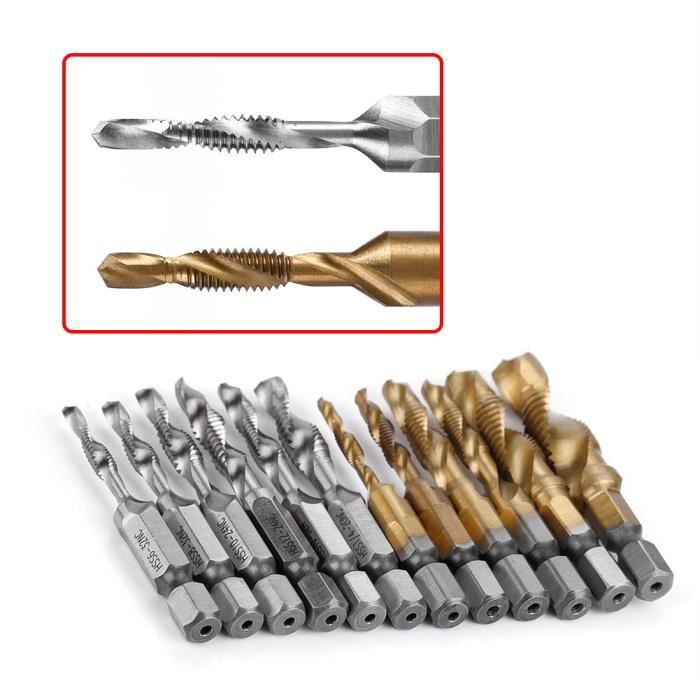 Taraud à Fileter 1/2 Pouce Haute Dureté - Pour Filetage 22 Mm, Acier Trempé, Usinage CNC, Réparation Machines - 5