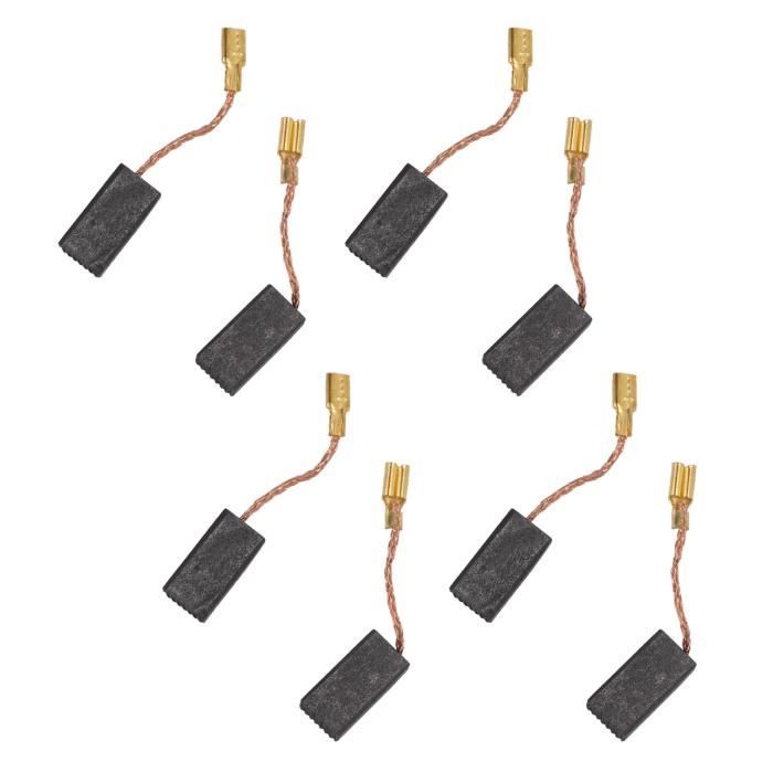 Lot De 2 Balais (charbons) En Carbone Pour Moteurs D'outils, Dimensions ~13x6x4 Mm - Pour Meuleuse, Ventilateur