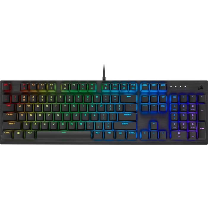 Clavier mécanique CORSAIR K60 RGB PRO – Blanc – LED RGB – QWERTY