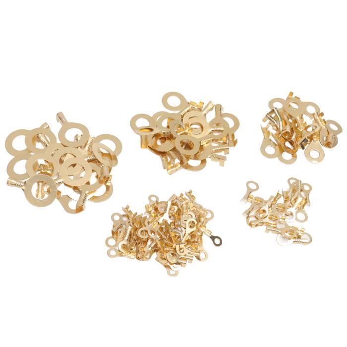 Vis En Laiton - Tailles M3 M4 M5 M6 M8 M10 - Tête Plate - Sélection Longueur