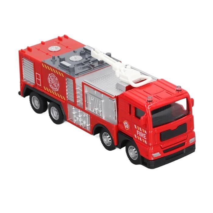Camion de Pompiers Jouet 1:55 - DRFEIFY - Camion de pompier - Jouet - Blanc - Enfant - Mixte 