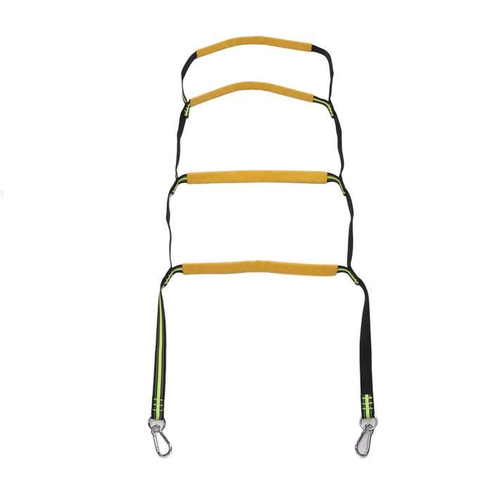 Furtryvl Échelle en corde pour adultes, échelle de bateau en corde portable | Échelle d'arbre légère, échelle d'aire de jeux, outil multifonctionnel pour escalade en plein air spéléologie Furtryvl Échelle en corde pour adultes, échelle de bateau en corde portable | Échelle d'arbre légère, échelle d'aire de jeux, outil multifonctionnel pour escalade en plein air spéléologie