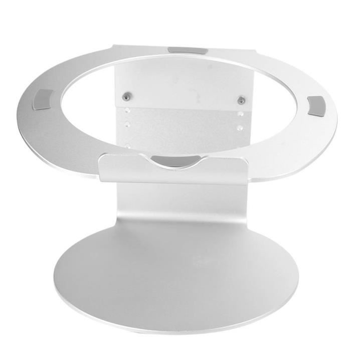Socle Surélevateur Ordinateur Avec Tiroir Rangement - Blanc ABS - 24x17x10 Cm - Pour Bureau & études