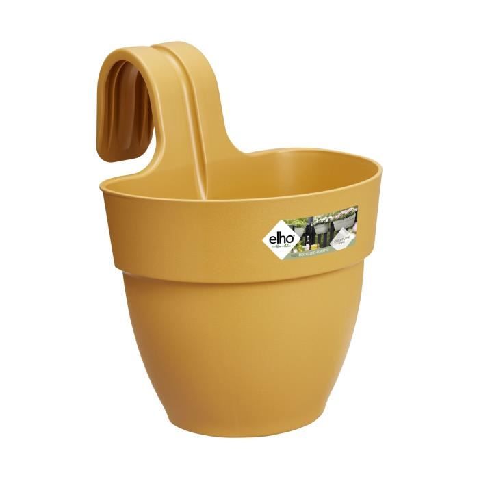 Pot de fleurs ELHO Vibia Campana Easy Hanger Small Jaune Rond 2 8
