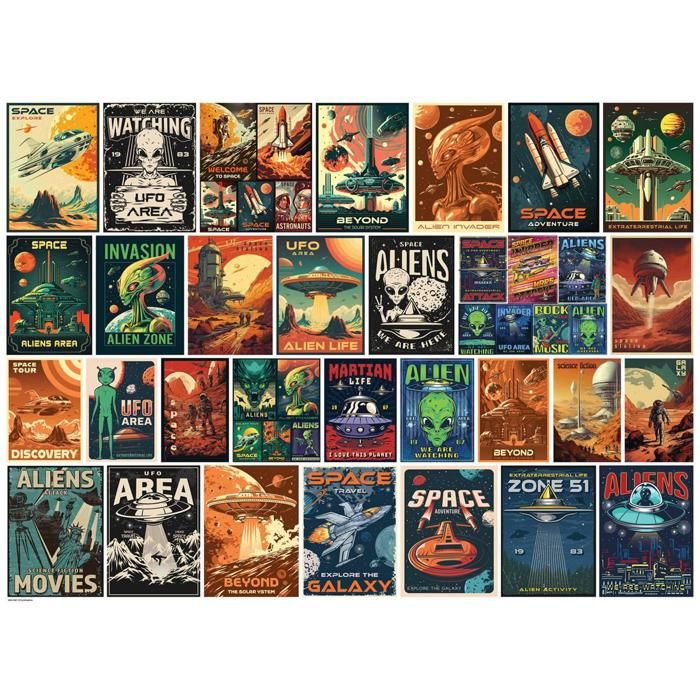 Puzzle E il film extraterrestre Poster di film SD Toys nel Puzzle E il film extraterrestre Poster di film SD Toys nel