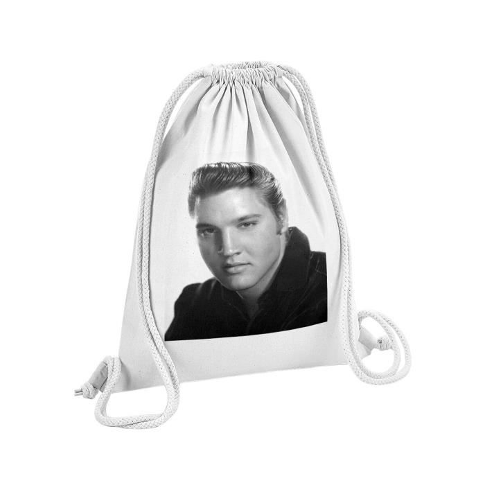 Sac Shopping Elvis Presley Mugshot - Toile Coton - Funkey Monkey - Neuf Avec étiquettes